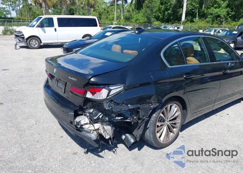 2021 BMW 540I из США, поврежденный, VIN WBA53BJ00MWX27839